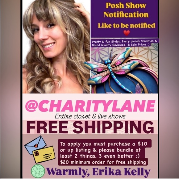 EKA Other - Live Flyer~Charitylane~Erika Kelly❣️8/8/88 ☮️💟♾️💓 *Spend $20 get Free Shipping